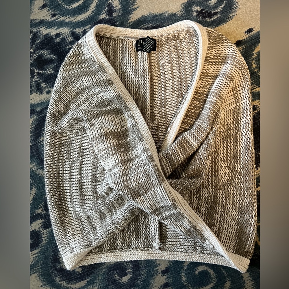 PURE Handknit OS Cotton Eternity Scarf